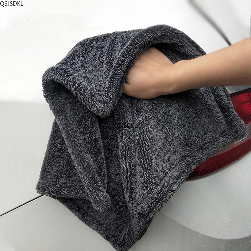 Microfiber Towel Detailing - 1200GSM/600GSM ไมโครไฟเบอร์ผ้าเช็ดตัวทําความสะอาดรถยนต์ Double-Sided Super Absorbent ล้างรถทําความสะอาดผ้า