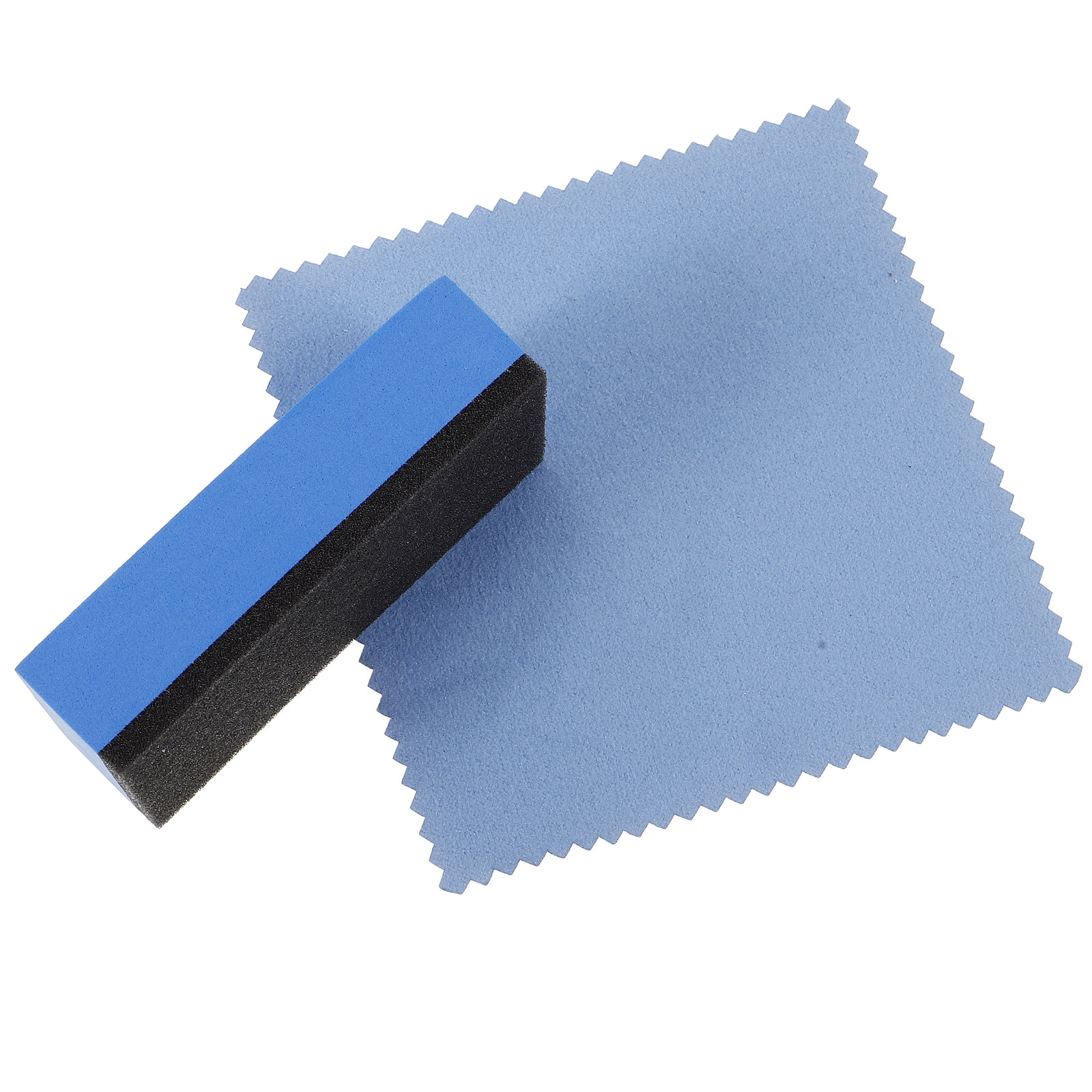 Wax Applicator Pad - 1 ชุดฟองน้ำสำหรับเคลือบแว็กซ์รถยนต์ แผ่นทาแว็กซ์ที่ทนทาน แผ่นขัดเงาและเคลือบยางสำหรับงานดีเทลลิ่งและขัดเงารถยนต์