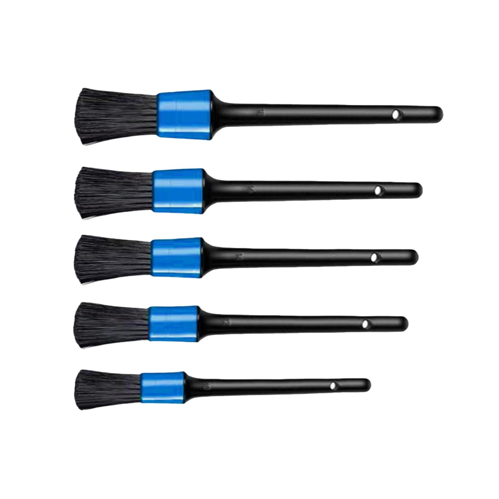 Car Cleaning Brush - ชุดแปรงทำความสะอาดรถยนต์หลายขนาด วัสดุพลาสติก ขนแปรงนุ่ม สำหรับชุดทำความสะอาดรถยนต์ อุปกรณ์ล้างรถและรถบรรทุก