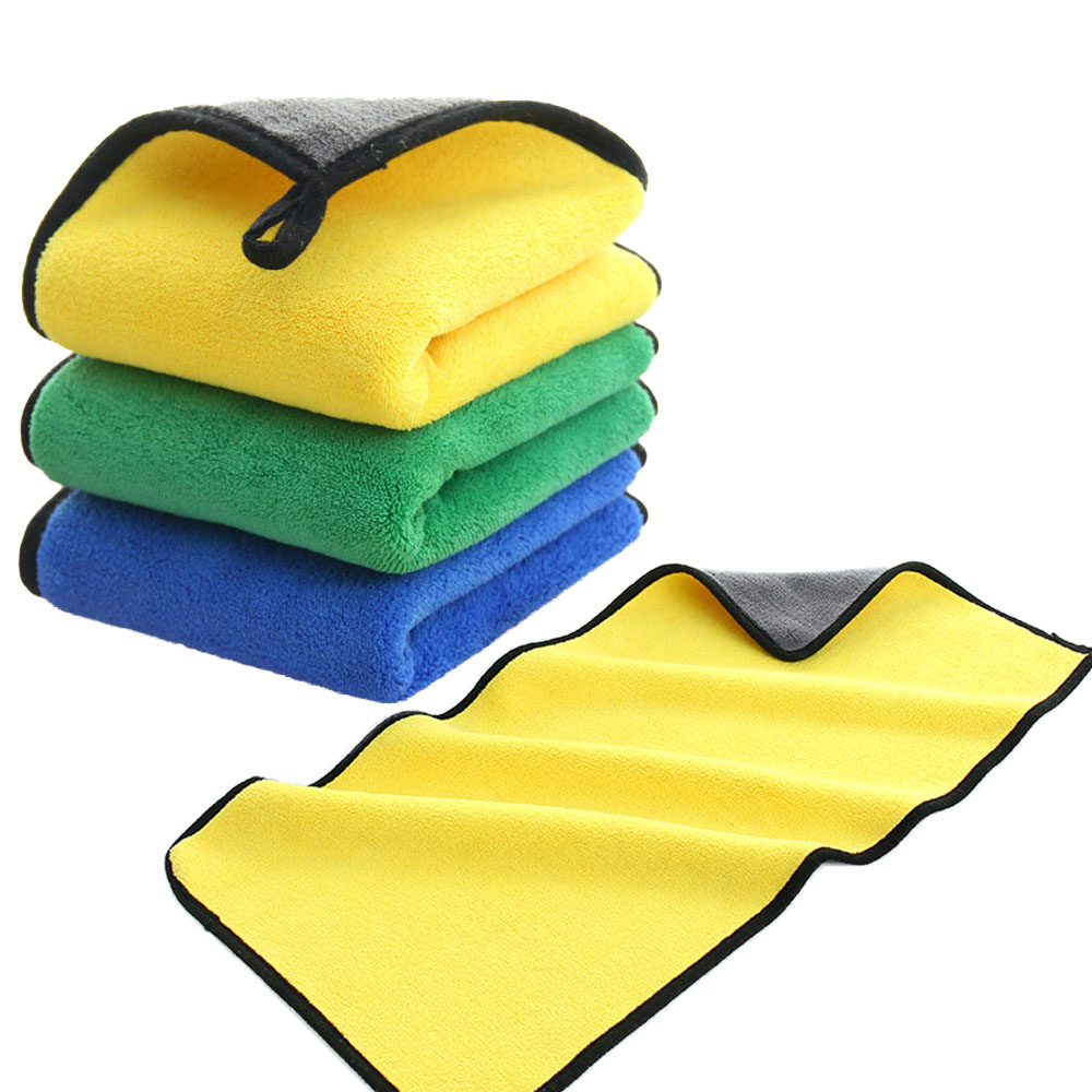 Microfiber Towel Detailing - ผ้าเช็ดรถไมโครไฟเบอร์ ผ้าเนื้อนุ่ม ซึมซับน้ำได้ดี แห้งเร็ว ผ้าเช็ดทำความสะอาดรถยนต์ระดับมืออาชีพ อุปกรณ์ล้างรถ