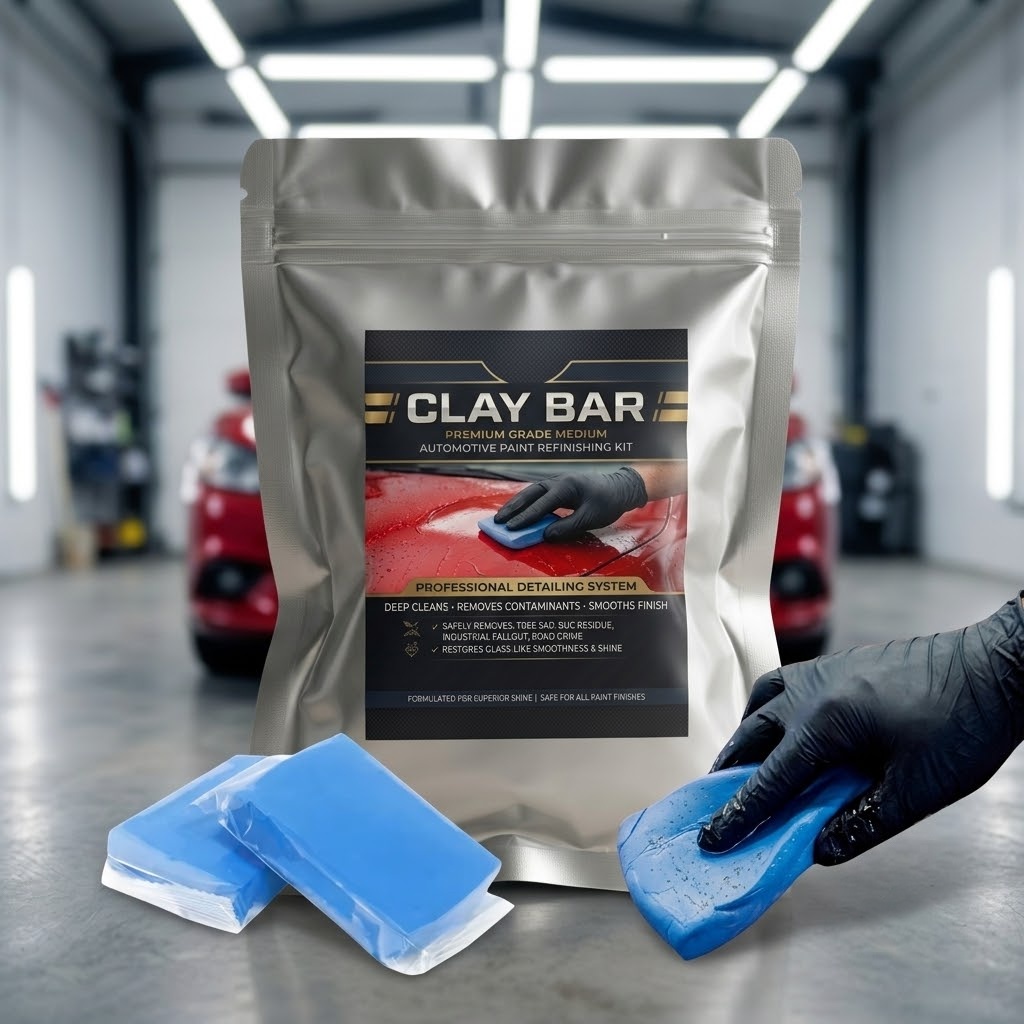 Clay Bar Lubricant - ดินน้ำมันทำความสะอาดรถยนต์ อุปกรณ์ทำความสะอาดรถยนต์ ดินน้ำมันมหัศจรรย์สำหรับล้างโคลน ฝุ่นละออง ดูแลสีรถ กำจัดสิ่งสกปรกและสารปนเปื้อน