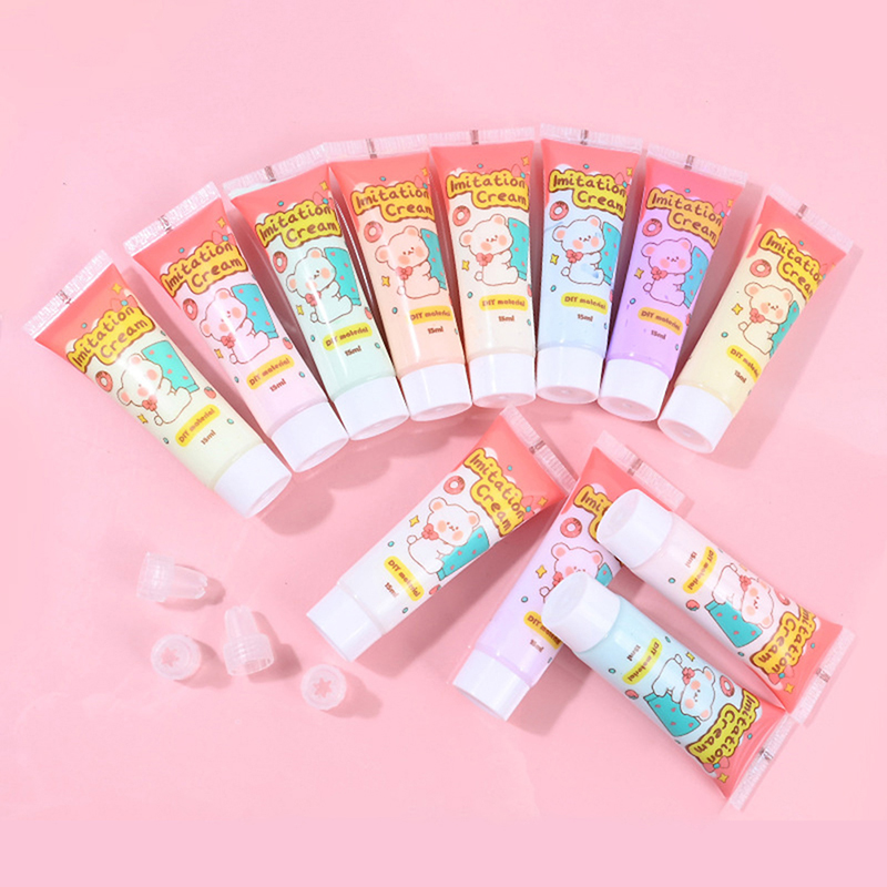 Clay Bar Lubricant - 15ml ขวดเรซิ่นครีมสําหรับเคสโทรศัพท์ปลอมวิปปิ้งดินกาว DIY CRAFT Soft Clay