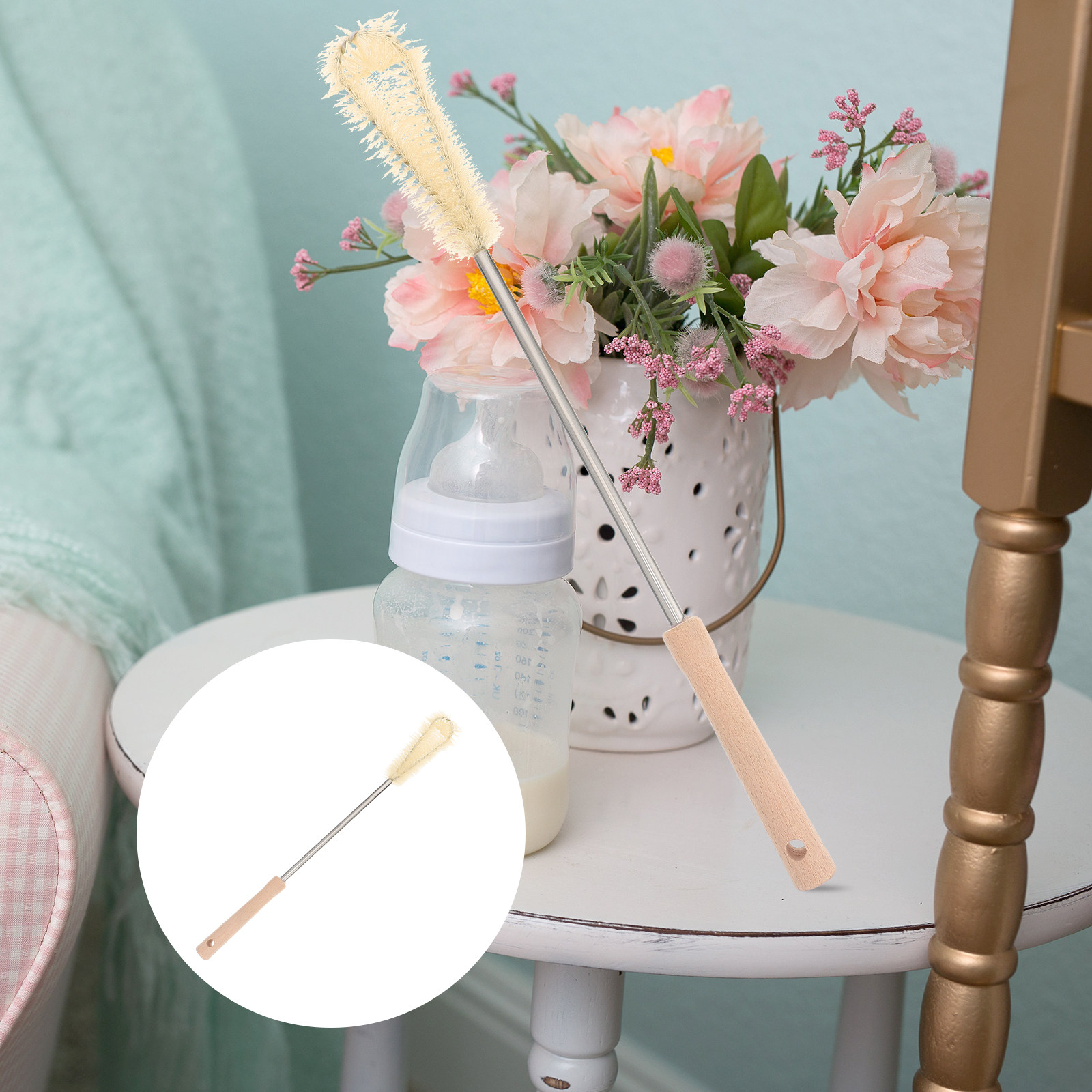 แปรงล้างแก้วและขวดแบบพรีเมียม  - Dirt Brush Interior บทวิจารณ์และราคา