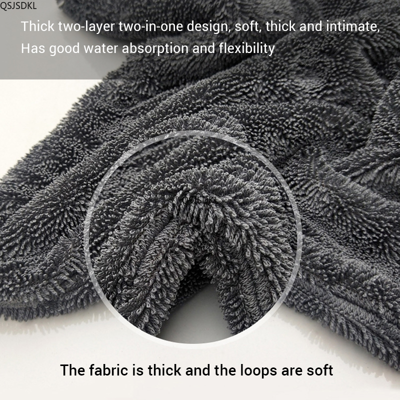 1200GSM/600GSM ไมโครไฟเบอร์ผ้า - Microfiber Towel Detailing บทวิจารณ์และราคา