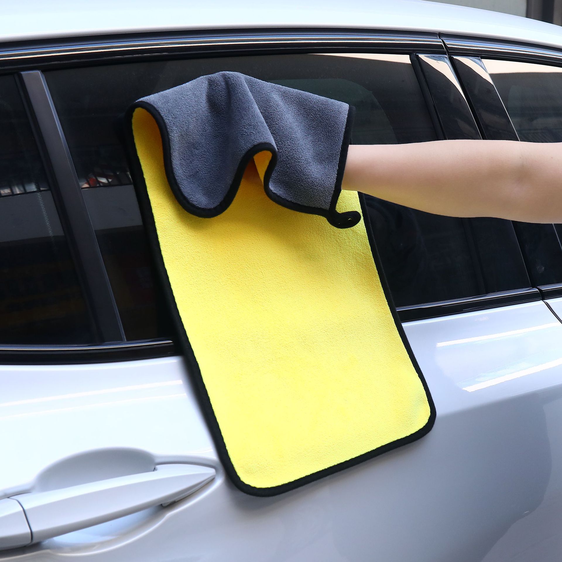 ผ้าเช็ดรถไมโครไฟเบอร์ ผ้าเนื้อ - Microfiber Towel Detailing บทวิจารณ์และราคา