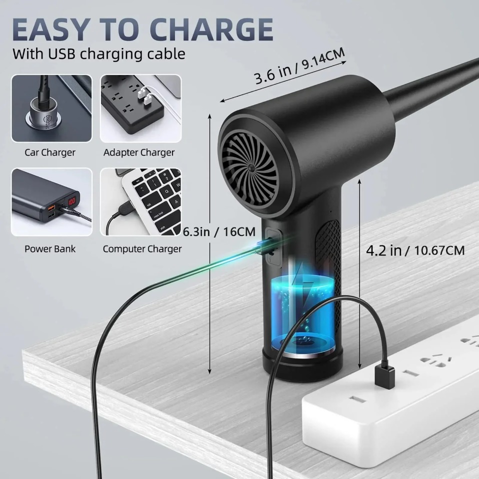 เครื่องเป่าลมไร้สายแบบไฟฟ้าพร้ - Dryer Car Blower บทวิจารณ์และราคา