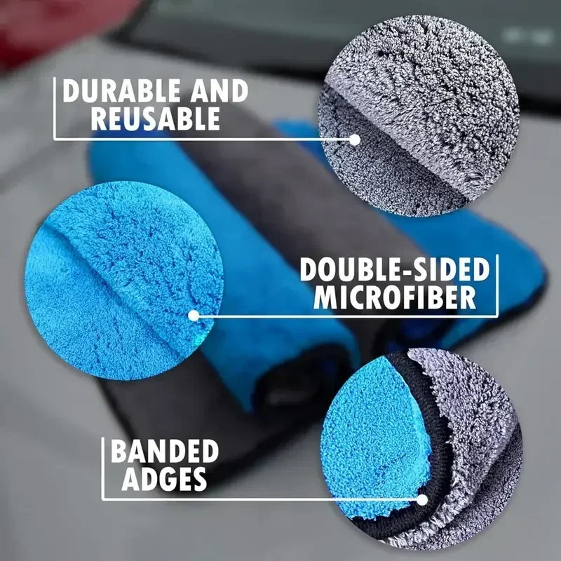 ผ้าไมโครไฟเบอร์สำหรับทำความสะอ - Microfiber Towel Detailing บทวิจารณ์และราคา