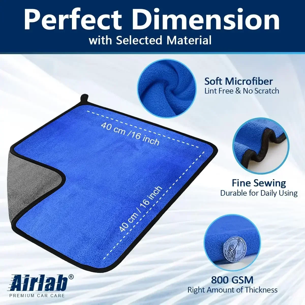 ผ้าไมโครไฟเบอร์สำหรับทำความสะอ - Microfiber Towel Detailing บทวิจารณ์และราคา