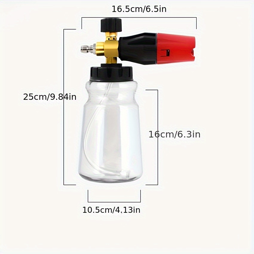 ปืนฉีดโฟมล้างรถขนาด 33.8 ออนซ์ - Foam Cannon Car Wash บทวิจารณ์และราคา